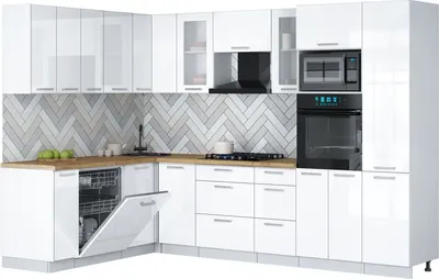 

Кухонный гарнитур, Мила Gloss 1.896х2.98