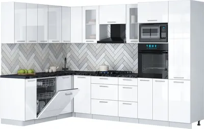 

Кухонный гарнитур, Мила Gloss 1.896х2.98