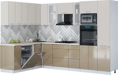 

Кухонный гарнитур, Мила Gloss 1.896х2.98