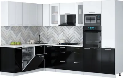 

Кухонный гарнитур, Мила Gloss 1.896х2.98