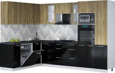 

Кухонный гарнитур, Мила Gloss 1.896х2.98