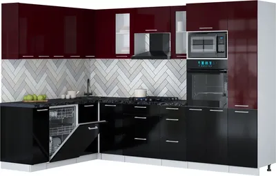 

Кухонный гарнитур, Мила Gloss 1.896х2.98