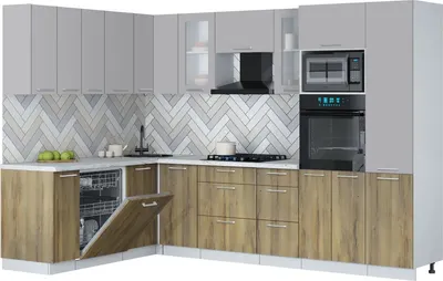 

Кухонный гарнитур, Мила Gloss 1.896х2.98