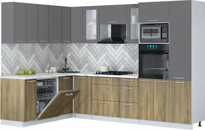 

Кухонный гарнитур, Мила Gloss 1.896х2.98