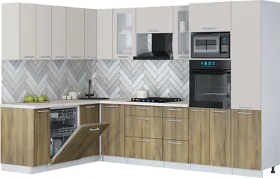 

Кухонный гарнитур, Мила Gloss 1.896х2.98