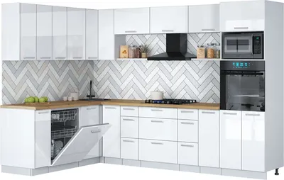 

Кухонный гарнитур, Мила Gloss 1.896х2.98-2