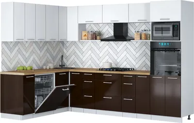 

Кухонный гарнитур, Мила Gloss 1.896х2.98-2
