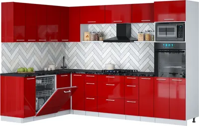 

Кухонный гарнитур, Мила Gloss 1.896х2.98-2