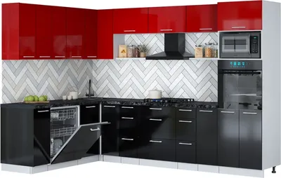 

Кухонный гарнитур, Мила Gloss 1.896х2.98-2