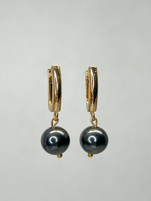 

Серьги, Гематит Позолота 1785