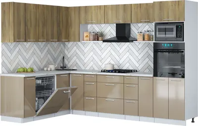 

Кухонный гарнитур, Мила Gloss 1.896х2.98-2