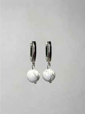 

Серьги, Кахолонг Серебрение 1808