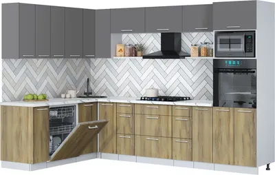 

Кухонный гарнитур, Мила Gloss 1.896х2.98-2