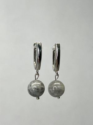 

Серьги, Лабрадор Серебрение 1816