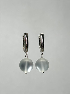 

Серьги, Опал Серебрение 1832