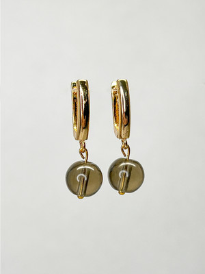 

Серьги, Раухтопаз Позолота 1843