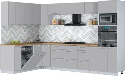 

Кухонный гарнитур, Мила Gloss 1.896х3.18