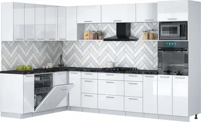 

Кухонный гарнитур, Мила Gloss 1.896х3.18