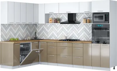 

Кухонный гарнитур, Мила Gloss 1.896х3.18