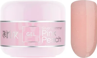 

Моделирующий гель для ногтей, ABC тон 15 Pink Peach (Silver shimmer)