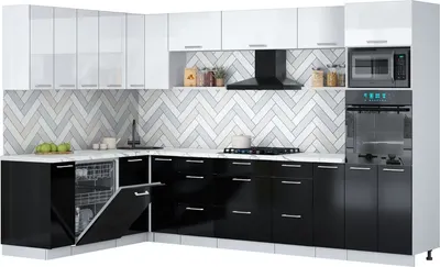 

Кухонный гарнитур, Мила Gloss 1.896х3.18