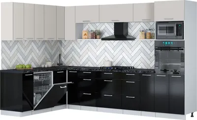 

Кухонный гарнитур, Мила Gloss 1.896х3.18