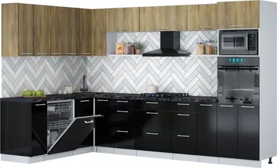 

Кухонный гарнитур, Мила Gloss 1.896х3.18