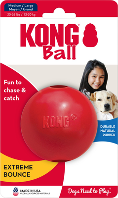 Игрушка для собак KONG Ball with Hole KB1 / 223481