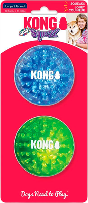 Набор игрушек для собак KONG Squeezz Geodz 2-pk Assorted /258623
