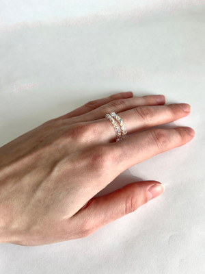 

Кольцо, Нано Алмаз 3мм Двойное 2055