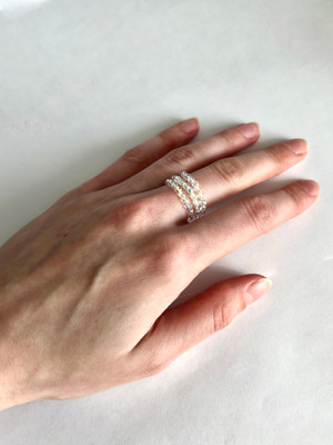 

Кольцо, Нано Алмаз 3мм Тройное 2064