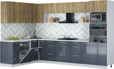 

Кухонный гарнитур, Мила Gloss 1.896х3.18