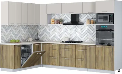 

Кухонный гарнитур, Мила Gloss 1.896х3.18