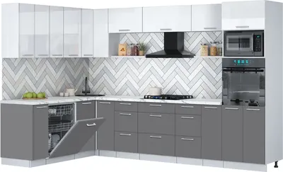 

Кухонный гарнитур, Мила Gloss 1.896х3.18