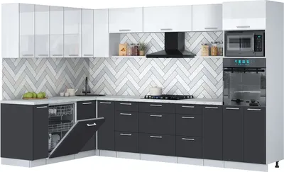 

Кухонный гарнитур, Мила Gloss 1.896х3.18