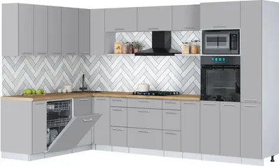 

Кухонный гарнитур, Мила Gloss 1.896х3.28