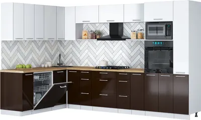 

Кухонный гарнитур, Мила Gloss 1.896х3.28