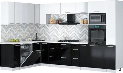 

Кухонный гарнитур, Мила Gloss 1.896х3.28