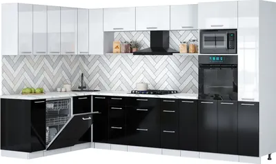 

Кухонный гарнитур, Мила Gloss 1.896х3.28