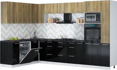 

Кухонный гарнитур, Мила Gloss 1.896х3.28