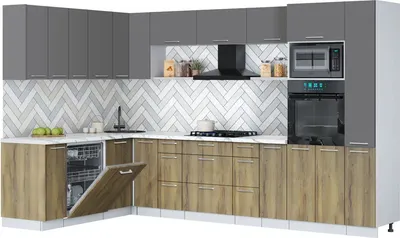 

Кухонный гарнитур, Мила Gloss 1.896х3.28