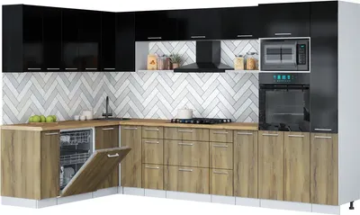 

Кухонный гарнитур, Мила Gloss 1.896х3.28