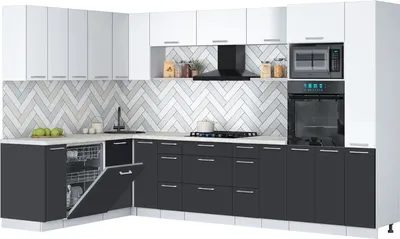 

Кухонный гарнитур, Мила Gloss 1.896х3.28