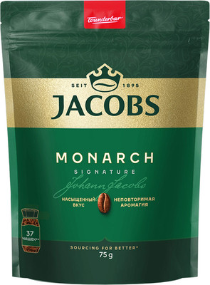 Кофе растворимый Jacobs Monarch (75г) - 