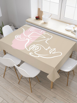 

Скатерть, Лица на бежевом фоне в профиль / tc_419769