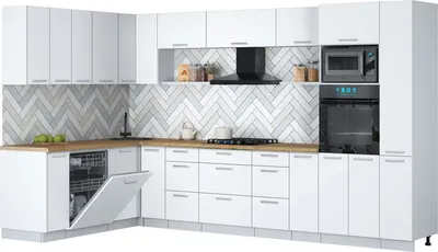 

Кухонный гарнитур, Мила Gloss 1.896х3.48