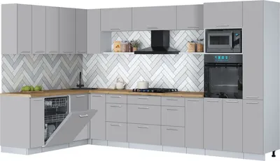 

Кухонный гарнитур, Мила Gloss 1.896х3.48