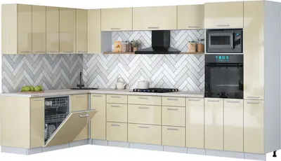 

Кухонный гарнитур, Мила Gloss 1.896х3.48