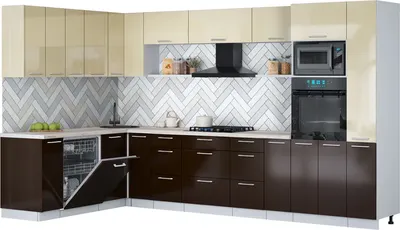

Кухонный гарнитур, Мила Gloss 1.896х3.48