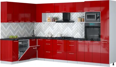 

Кухонный гарнитур, Мила Gloss 1.896х3.48